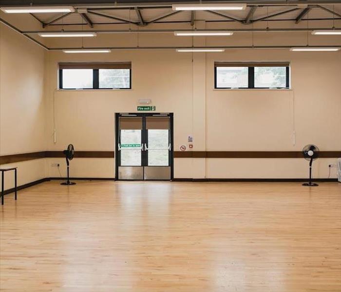 empty community center gymnasium