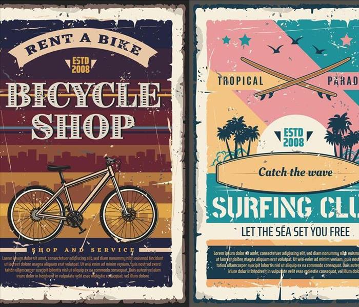 signage of bike and surf shop